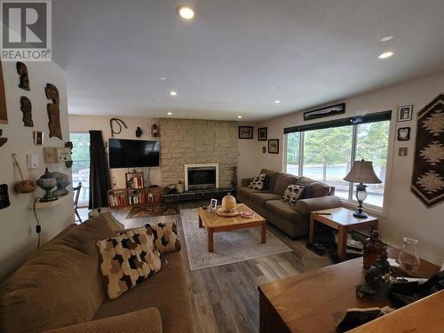 2704 Skeena Street, Terrace, BC - Indoor Photo Showing Living Room With Fireplace