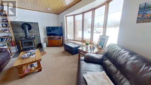 13964 250 Road, Fort St. John, BC - Indoor Photo Showing Living Room With Fireplace