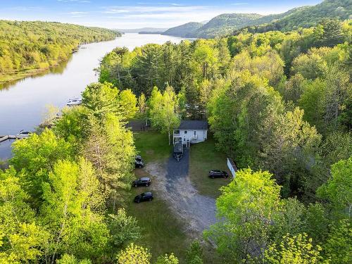 Photo aÃ©rienne - 65 Ch. D'Arrow-Head, Stanstead - Canton, QC - Outdoor With Body Of Water With View