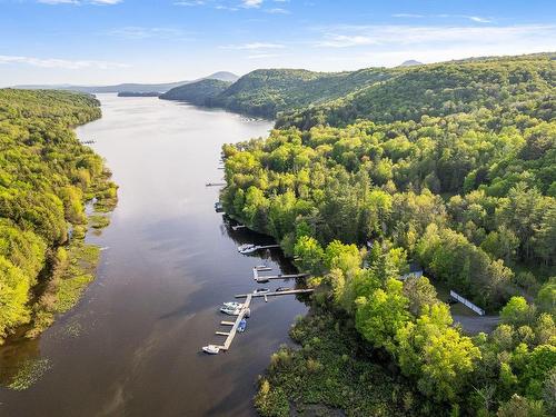 Photo aÃ©rienne - 65 Ch. D'Arrow-Head, Stanstead - Canton, QC - Outdoor With Body Of Water With View