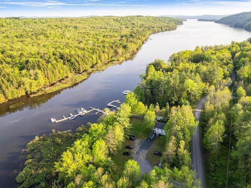 Photo aÃ©rienne - 65 Ch. D'Arrow-Head, Stanstead - Canton, QC - Outdoor With Body Of Water With View