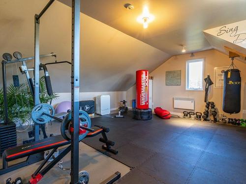 Salle d'exercice - 4041 Ch. Montpetit, Magog, QC - Indoor Photo Showing Gym Room