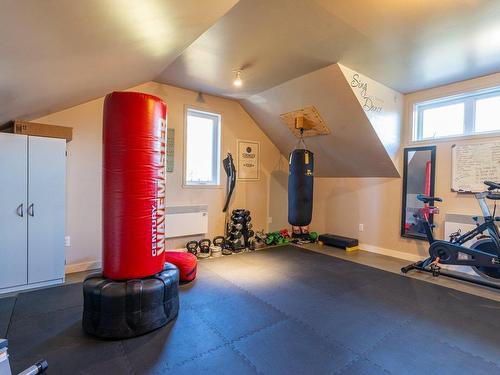 Salle d'exercice - 4041 Ch. Montpetit, Magog, QC - Indoor Photo Showing Gym Room
