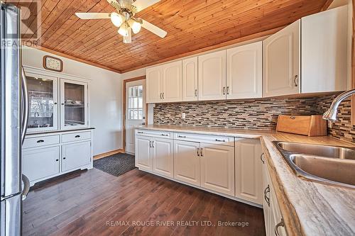 10 Indian Crt, Kawartha Lakes, ON - Indoor Photo Showing Kitchen With Double Sink