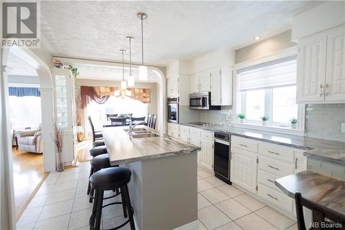 304 Portage Road, Grand Falls, NB - Indoor Photo Showing Kitchen With Double Sink With Upgraded Kitchen