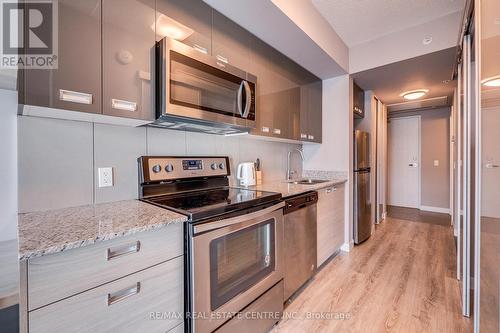 504 - 250 Albert Street, Waterloo, ON - Indoor Photo Showing Kitchen With Upgraded Kitchen