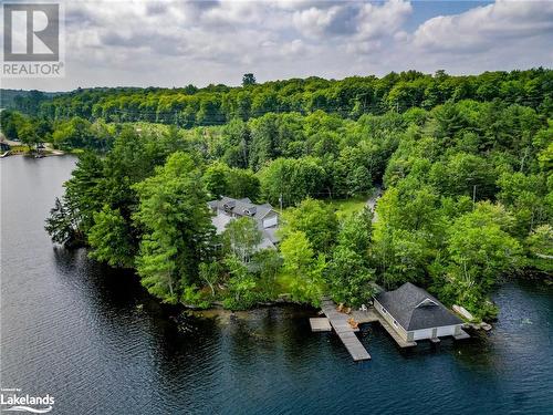 Waterfront home - 1078A Lake Joseph Road, Seguin, ON - Outdoor With Body Of Water With View