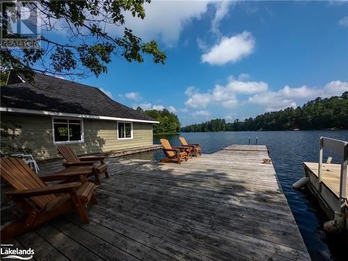 1078A Lake Joseph Road, Seguin, ON - Outdoor With Body Of Water With Deck Patio Veranda