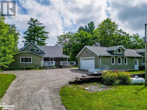 1078A Lake Joseph Road, Seguin, ON - Outdoor With Deck Patio Veranda With Facade