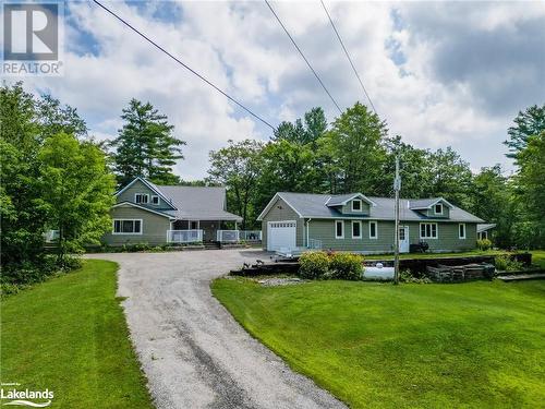 1078A Lake Joseph Road, Seguin, ON - Outdoor With Deck Patio Veranda With Facade