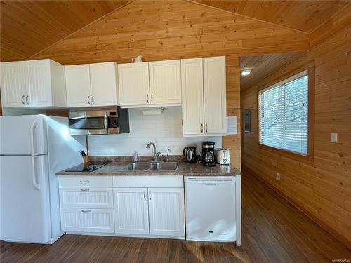 B-3005 St Johns Point Rd, Hornby Island, BC - Indoor Photo Showing Kitchen With Double Sink