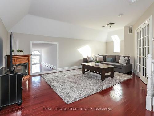 104 Main St E, Grimsby, ON - Indoor Photo Showing Living Room With Fireplace