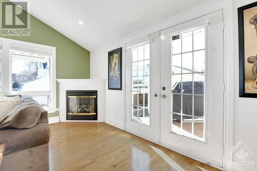 634 Kirkwood Avenue, Ottawa, ON - Indoor Photo Showing Living Room With Fireplace