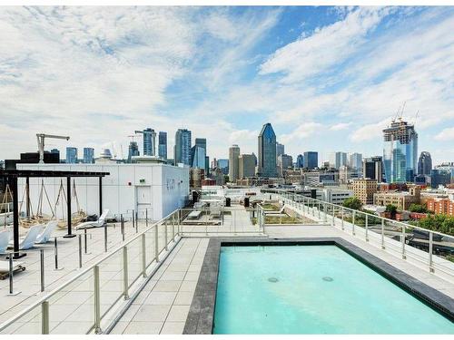 Pool - 803-170 Rue Rioux, Montréal (Le Sud-Ouest), QC - Outdoor With In Ground Pool With View