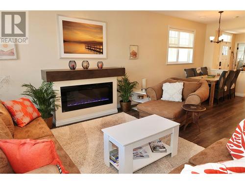 2450 Radio Tower Road Unit# 25, Oliver, BC - Indoor Photo Showing Living Room With Fireplace