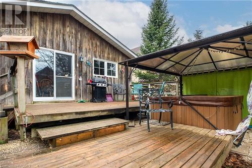 39 Queen Street, Markdale, ON - Outdoor With Deck Patio Veranda With Exterior