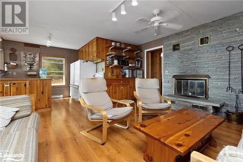 1223 Innisfree Rd Lot 4/5, Port Carling, ON - Indoor Photo Showing Other Room With Fireplace