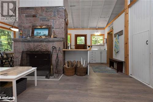 1213 Innisfree Road Unit# Lot 2, Port Carling, ON - Indoor With Fireplace