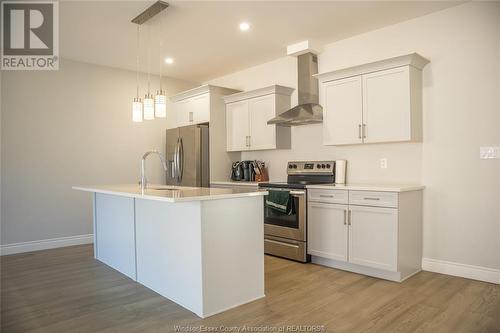 500 Water Road, Amherstburg, ON - Indoor Photo Showing Kitchen With Stainless Steel Kitchen With Upgraded Kitchen
