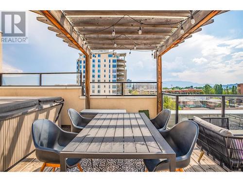 1289 Ellis Street Unit# 401, Kelowna, BC - Outdoor With Deck Patio Veranda With View With Exterior