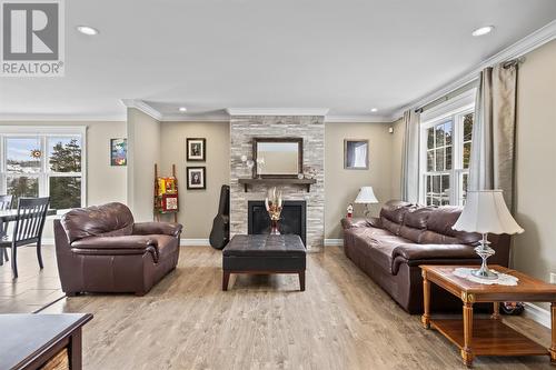 18A Millers Road, Portugal Cove-St.Philip'S, NL - Indoor Photo Showing Living Room With Fireplace