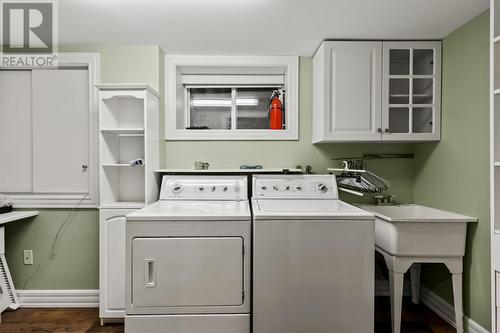 138 Maddox Cove Road, Petty Harbour, NL - Indoor Photo Showing Laundry Room
