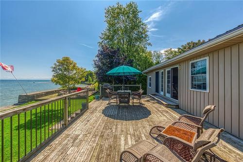 1146 Lakeshore Road, Selkirk, ON - Outdoor With Body Of Water With Deck Patio Veranda With Exterior