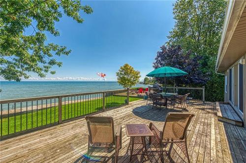 1146 Lakeshore Road, Selkirk, ON - Outdoor With Body Of Water With Deck Patio Veranda
