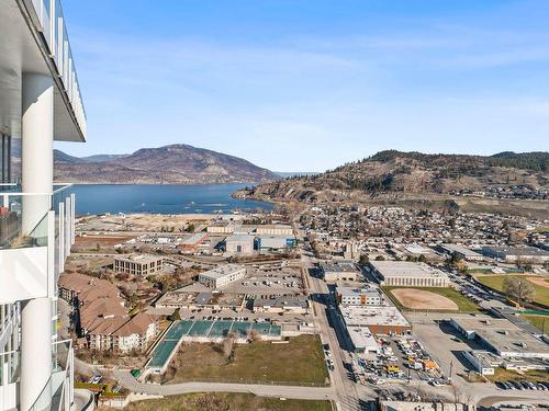 3501-1191 Sunset Drive, Kelowna, BC - Outdoor With Body Of Water With View