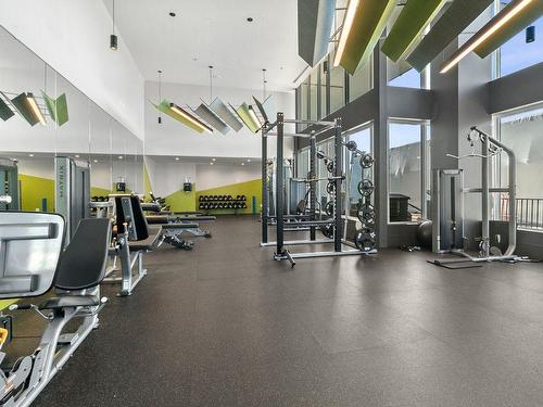 3501-1191 Sunset Drive, Kelowna, BC - Indoor Photo Showing Gym Room