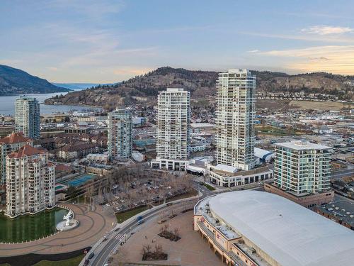 3501-1191 Sunset Drive, Kelowna, BC - Outdoor With Body Of Water With View