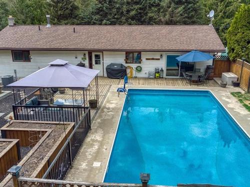 5247 Mayfair Road, Salmon Arm, BC - Outdoor With In Ground Pool With Deck Patio Veranda