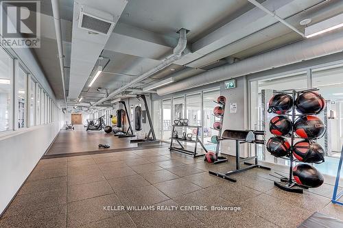 #602 -20 Shore Breeze Dr, Toronto, ON - Indoor Photo Showing Gym Room