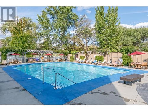 7343 Okanagan Landing Road Unit# 1319, Vernon, BC - Outdoor With In Ground Pool With Backyard
