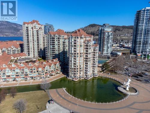 1160 Sunset Drive Unit# 1502, Kelowna, BC - Outdoor With Body Of Water With Facade With View