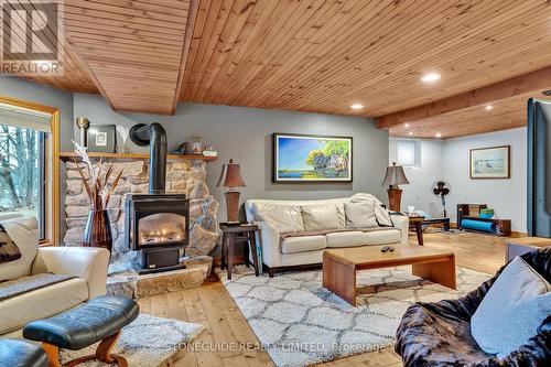 1687 Greenwood Lane W, Smith-Ennismore-Lakefield, ON - Indoor Photo Showing Living Room With Fireplace