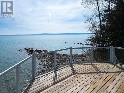 283 Cedar Avenue E, Meaford, ON - Outdoor With Body Of Water With Deck Patio Veranda With View