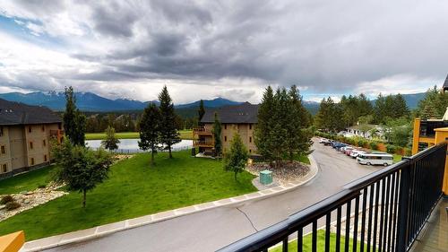 734 B - 700 Bighorn Boulevard, Radium Hot Springs, BC - Outdoor With Balcony With View