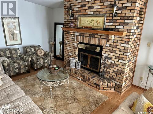 29 Lake Avenue, Martinsons Beach, SK - Indoor Photo Showing Living Room With Fireplace