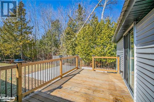 Large Deck and Backyard - 35 Chippewa Crescent, Tiny, ON - Outdoor With Exterior