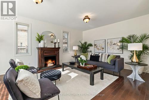 6 Dorset Court W, Belleville, ON - Indoor Photo Showing Living Room With Fireplace