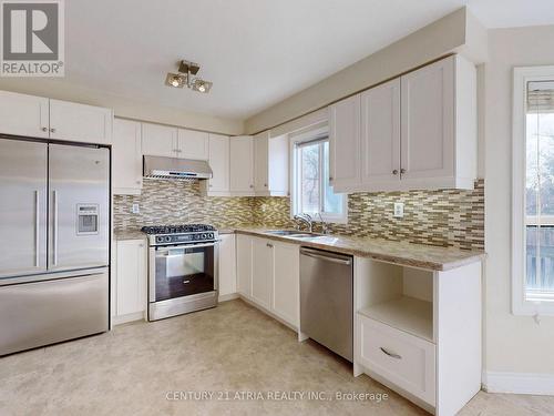 20 Kevi Cres, Richmond Hill, ON - Indoor Photo Showing Kitchen With Stainless Steel Kitchen With Double Sink With Upgraded Kitchen