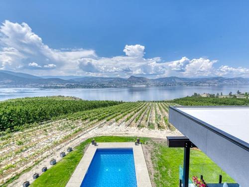 2805 Aikins Loop, Naramata, BC - Outdoor With Body Of Water With In Ground Pool With View