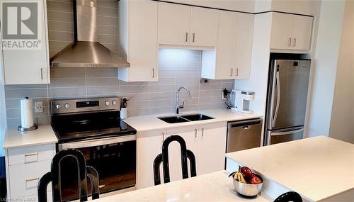 50 Grand Avenue S Unit# 711, Cambridge, ON - Indoor Photo Showing Kitchen With Double Sink With Upgraded Kitchen
