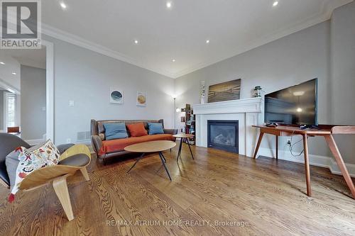 21 Neilson Avenue, Toronto, ON - Indoor Photo Showing Living Room With Fireplace