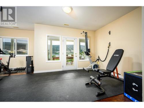 14420 Oyama Road, Lake Country, BC - Indoor Photo Showing Gym Room
