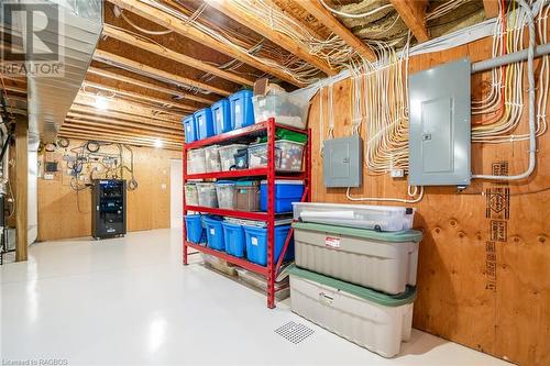 utility and storage - 207 Forler Street, Neustadt, ON - Indoor Photo Showing Basement