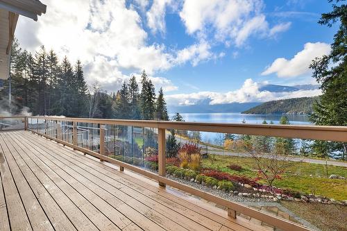 15001 Anderson Road, Gray Creek, BC - Outdoor With Body Of Water With Deck Patio Veranda With View