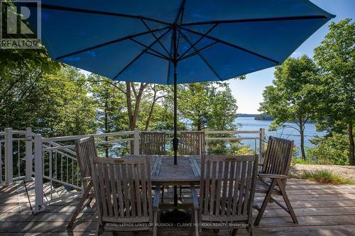 5 - 1019 Bluff Road, Muskoka Lakes, ON - Outdoor With Body Of Water With Deck Patio Veranda