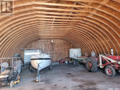 Gonsch Acreage, Longlaketon Rm No. 219, SK - Indoor Photo Showing Garage